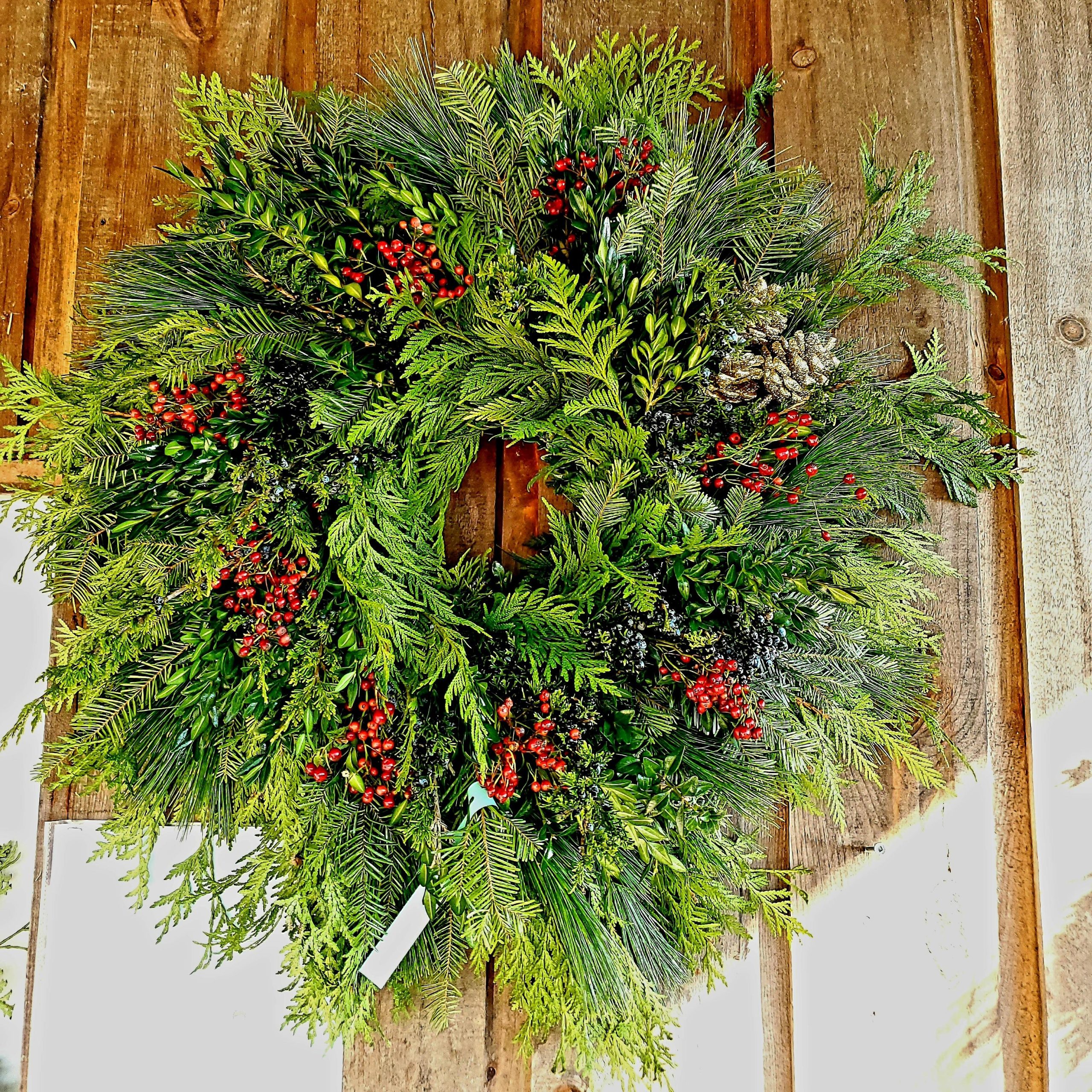 Workshop: Deluxe Evergreen Wreath